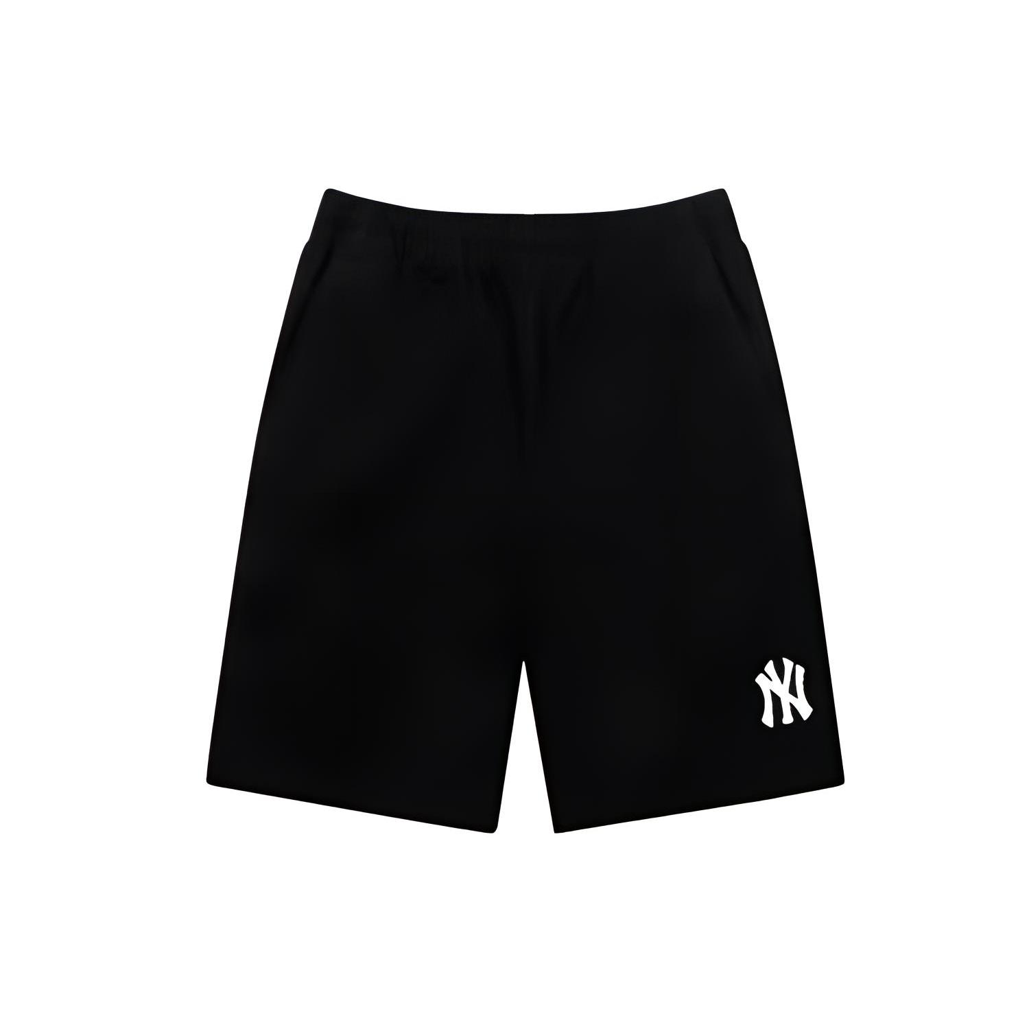 MLB New York Yankees Casual Shorts Unisex Black Moderate 31SMU1131-50L S