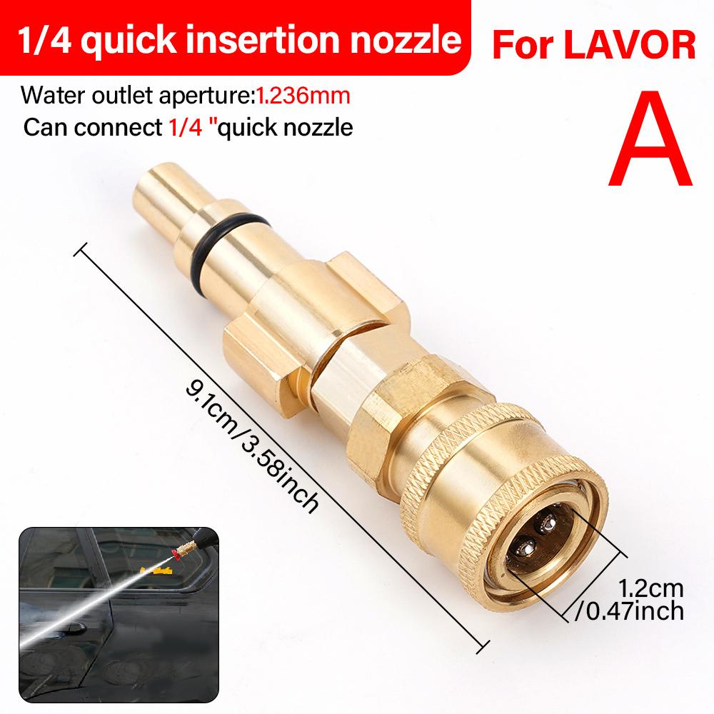 

Адаптер для мойки высокого давления с быстроразъемным соединением 1/4 дюйма, интерфейс насадки для мойки, нержавеющая сталь, мойка автомобилей, сад
