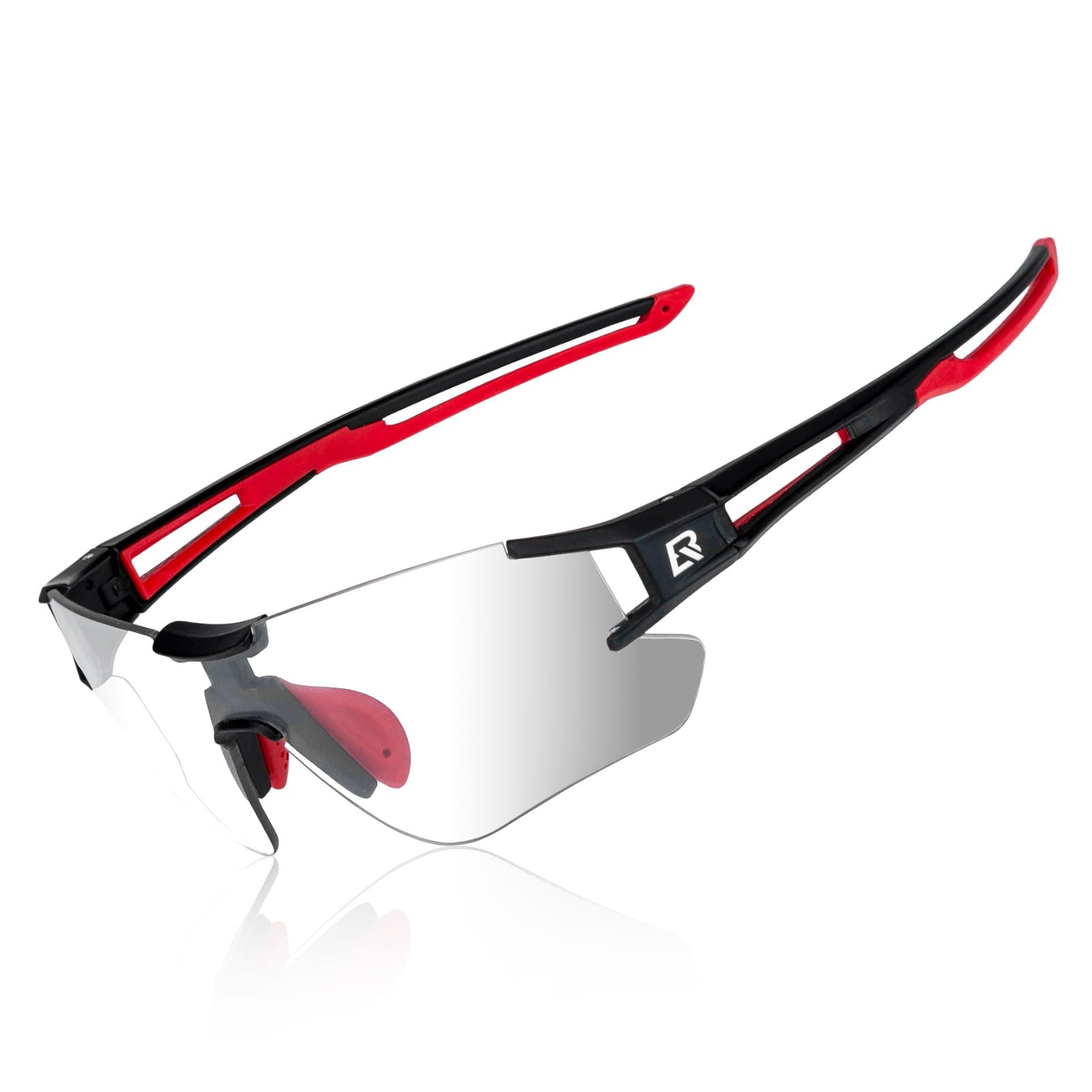 

Фотохромные очки Rockbros для велоспорта и чехол для хранения с ультрафиолетовой защитой, унисекс, для пешего туризма, меняющие цвет, легкие, защита, в комплекте, чёрный