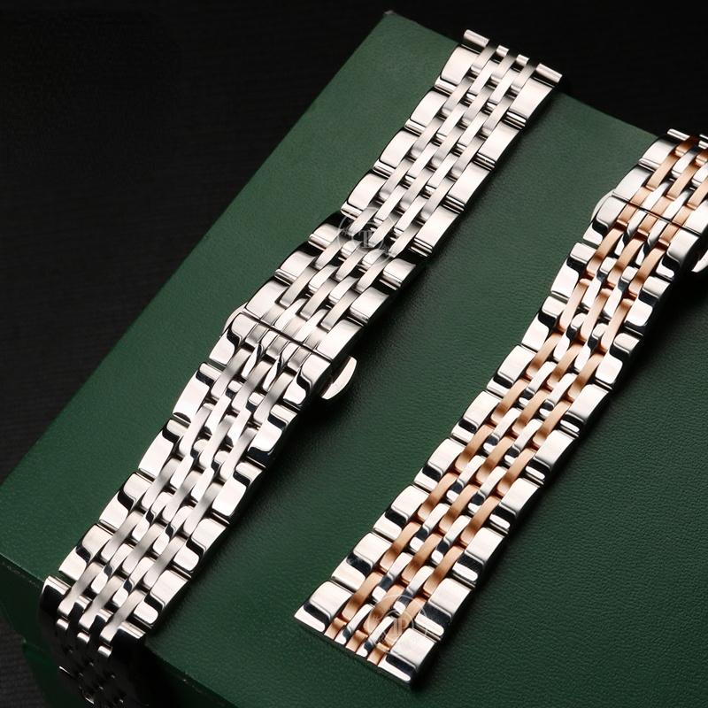 For Armani Watch Strap AR-1945/AR-1863 AR1648 Stainless Steel Watchband For Men's Folding Clasp Solid Bracelet 22mm