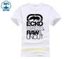 Streetwear BigTall Ecko_Unltd Gray Raw & Uncut Logo Short Sleeve T-Shirt Free Ship Men Women Si