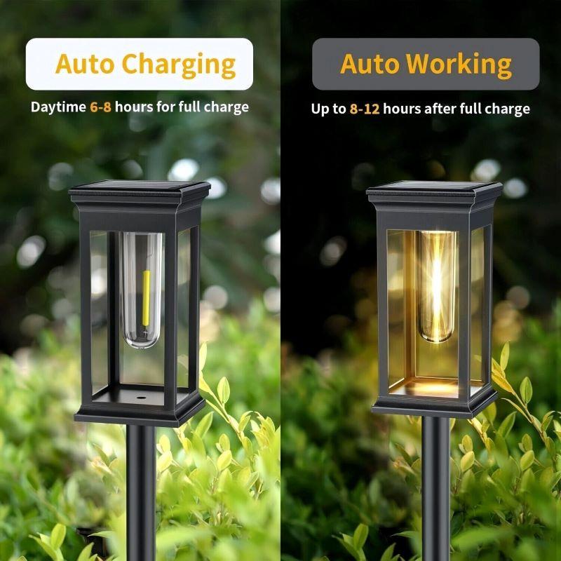 Solar Path Light Outdoor Waterproof  Landscape Lighting Suitable for Trail Terrace Lawn and Courtyard Decoration