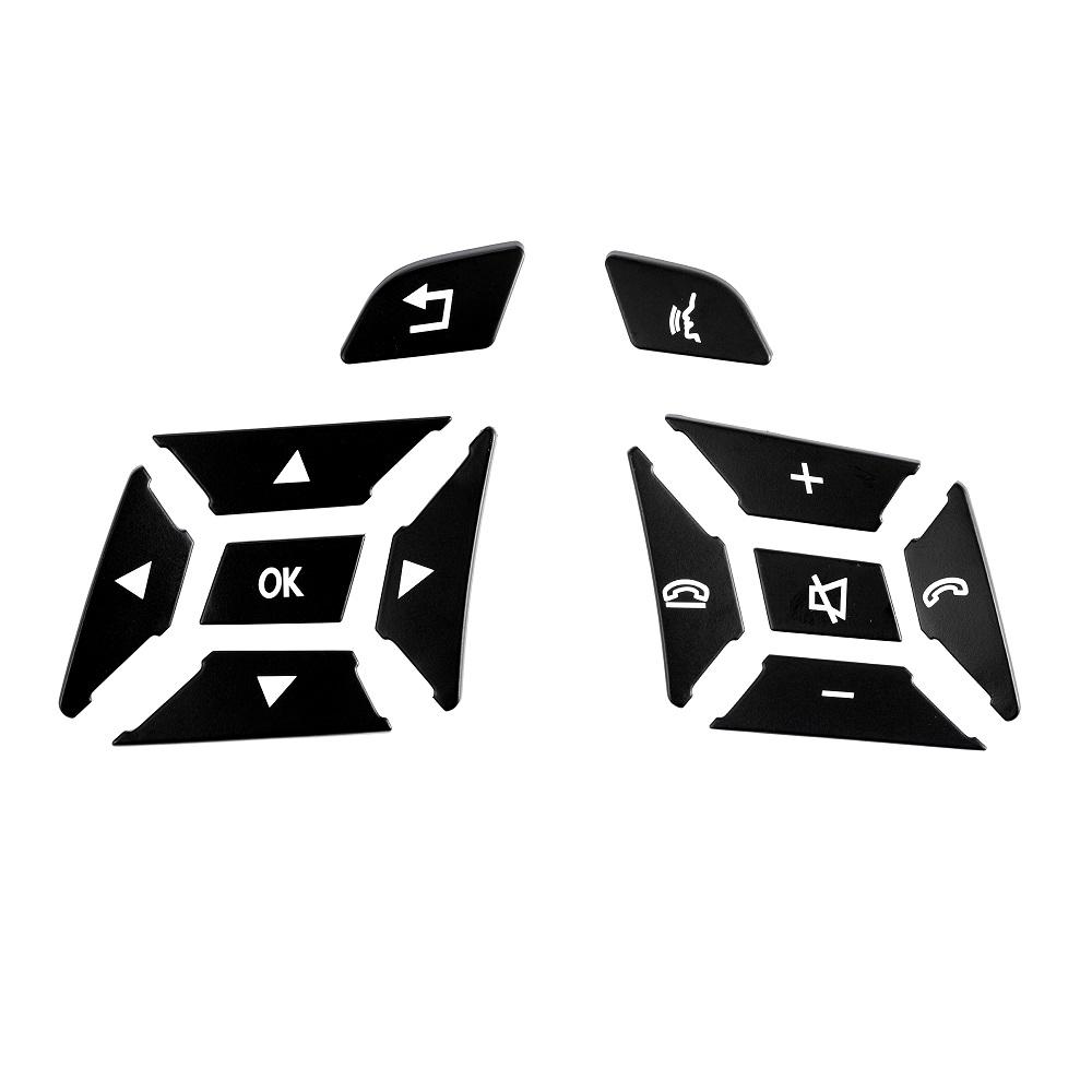 Lenkrad-Tastenschalter-Trimmabdeckungsaufkleber für Mercedes Benz ABCE Ml Gl Cla Gla Glk Sl Slk-Klasse W176 W246 W212 W204