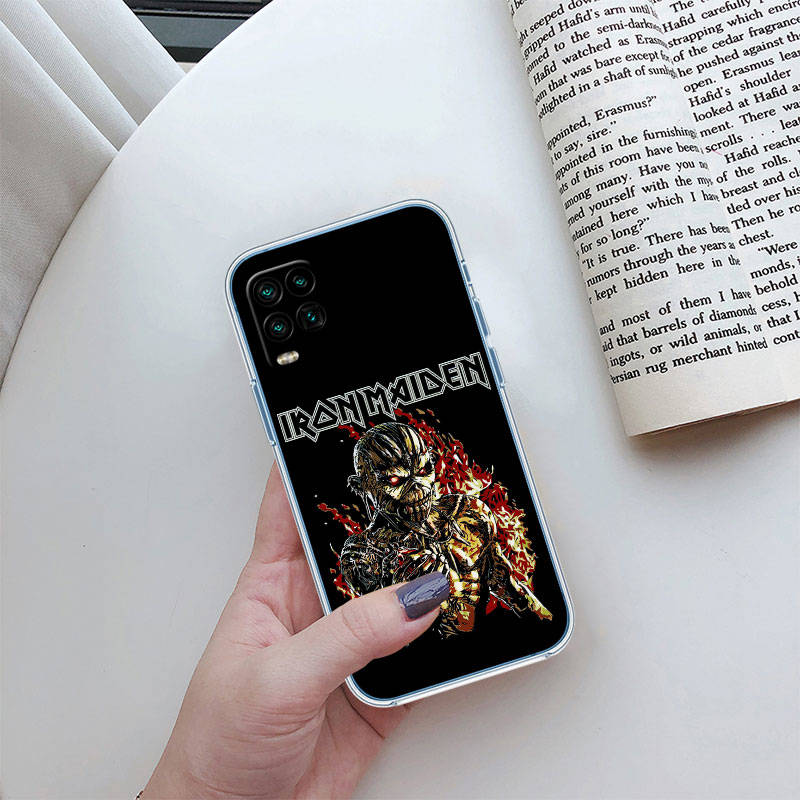 JO32 Iron M-Rock Maiden Phone Case for Motorola E22S E7 G6 G7 G8 G9 Plus Power Play G10 G20 G04 E30 E40 E22 E20 E13 G22 G23 G Stylus Play