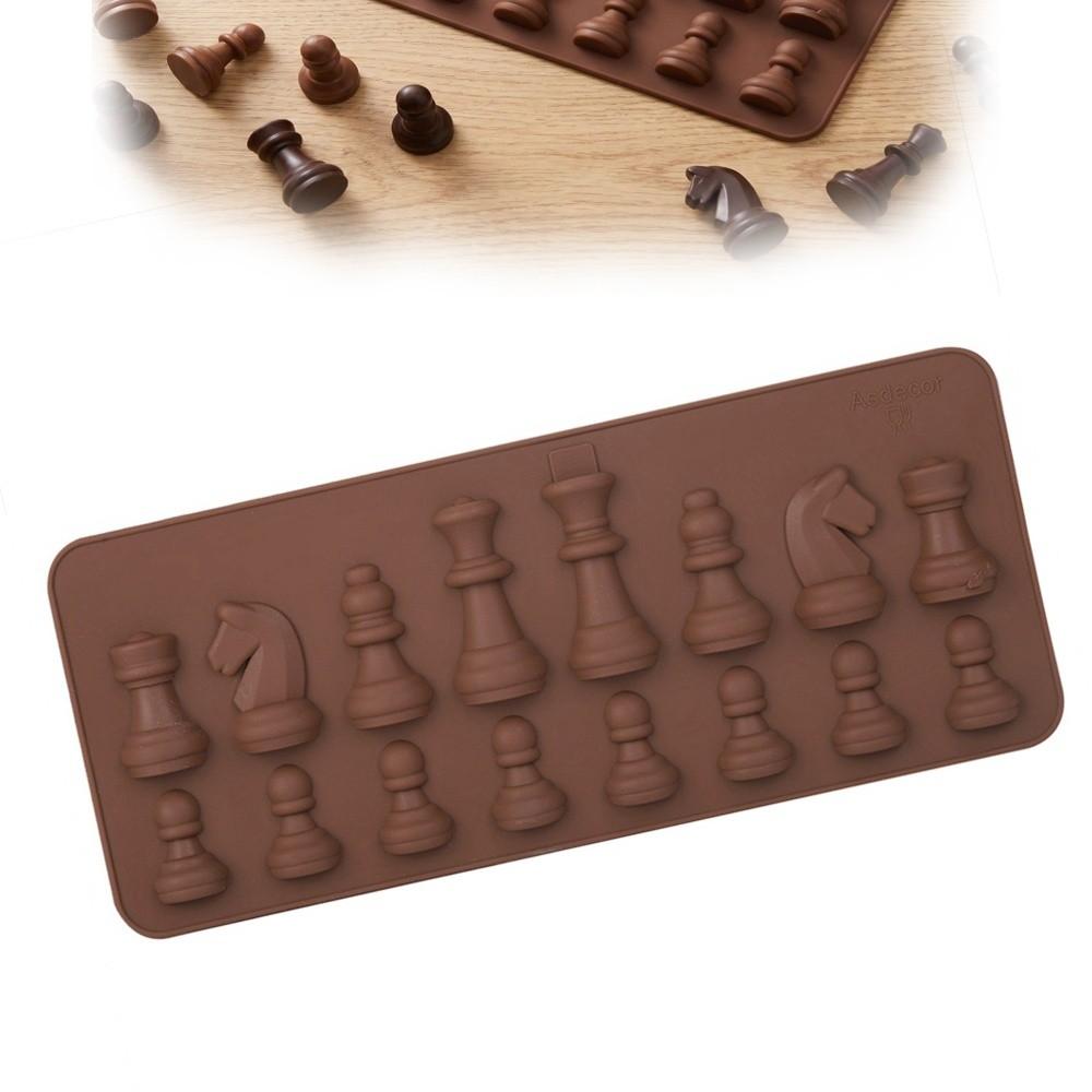 Silicone Silicone Chocolate Mold Non-stick Chess Piece Chocolate Bar Mold Food Grade International Chess
