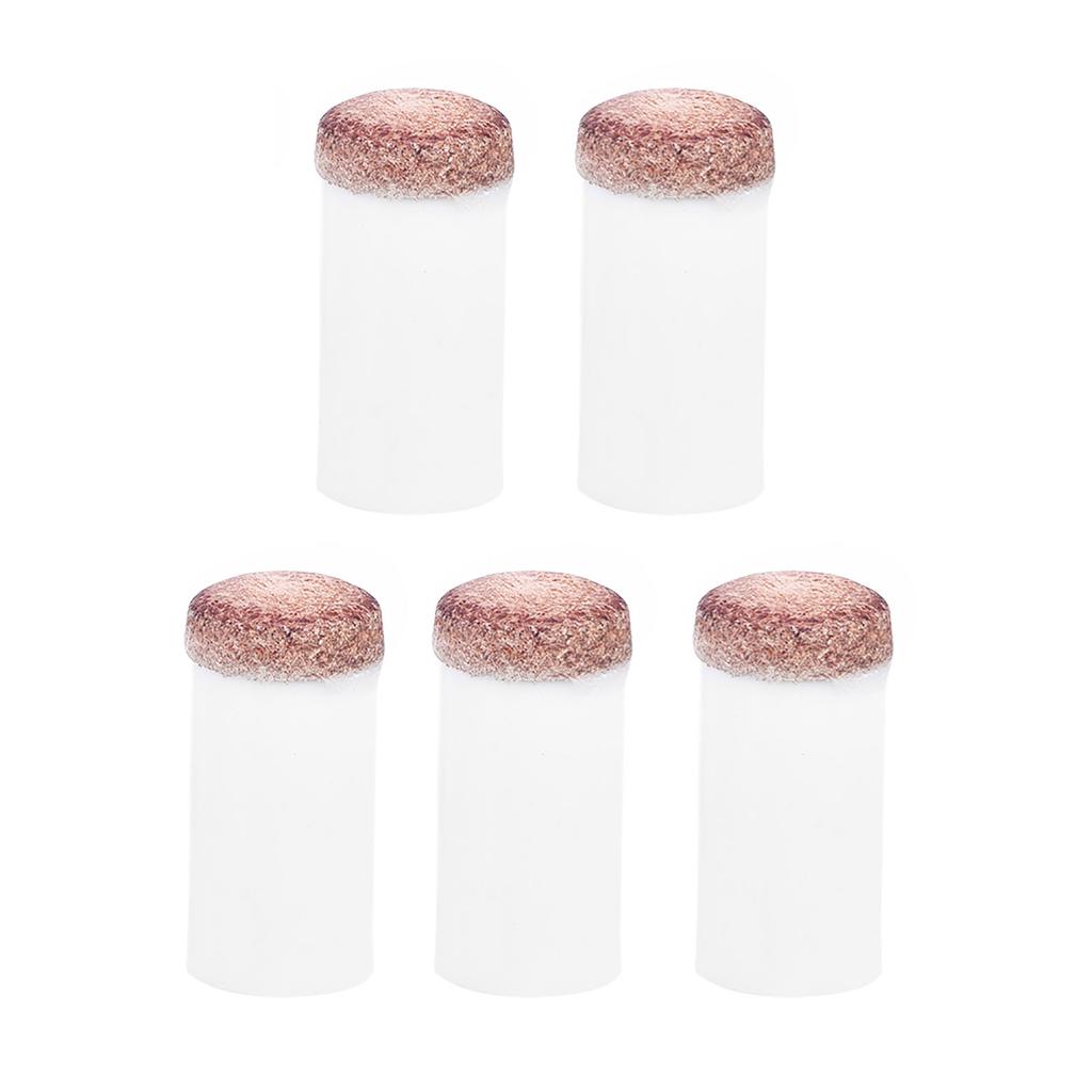 10pcs Billiards Snooker Pool Cue Pole Tip Replacement Parts Tackle Accessory (13mm)