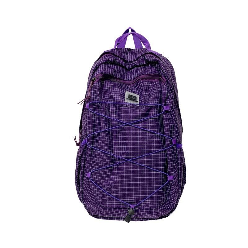 Outdoor Sports Waterproof Drawstring Backpack Large Capacity Travel Bag Student Plaid Backpack