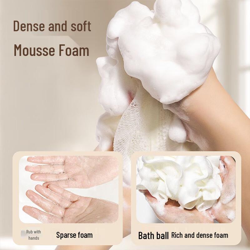 

2-in-1 Soap Holder Bath Scrubber & Foaming Net (10-Pack)