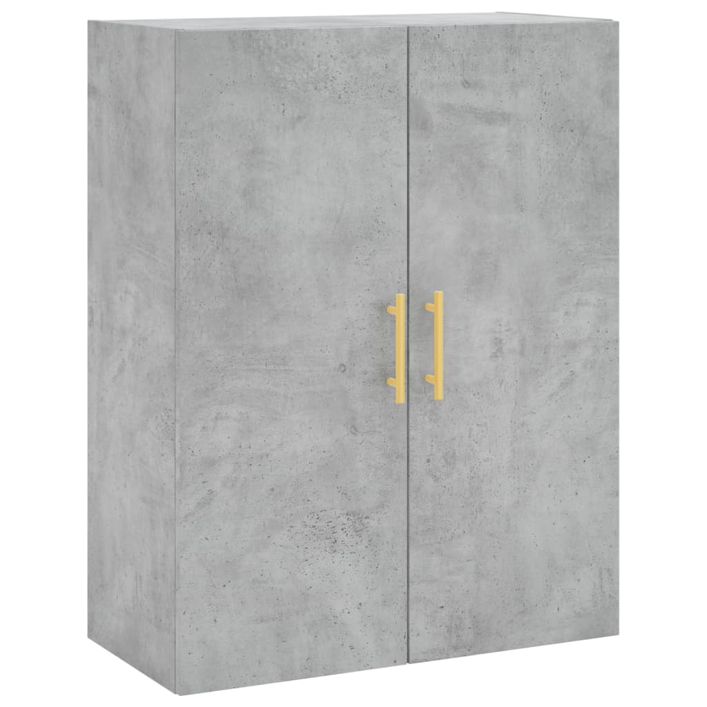 Highboard Concrete Grey 69.5 x 34 x 180 cm Particleboard