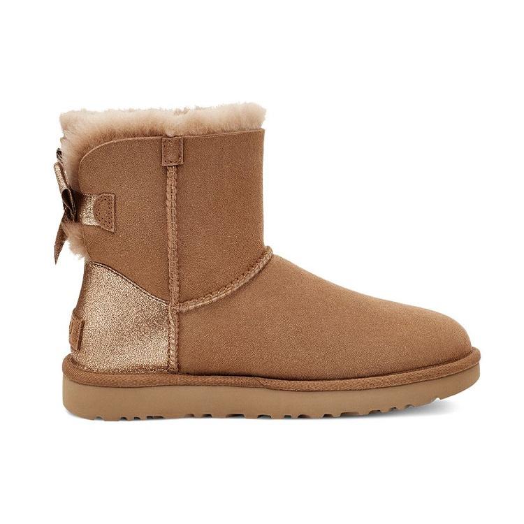 UGG Mini Bailey Bow Chestnut Women's 1120881-CHE