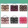 Large Capacity Dual Layer Cosmetic Bag Stylish Waterproof Makeup Organizer For Women