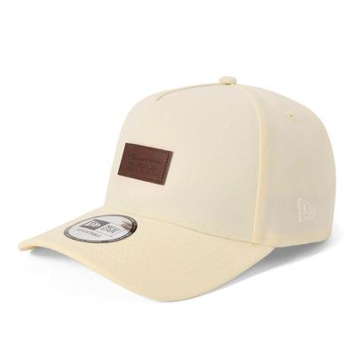 New Era Keps med Läder En Storlek 940AF LÄDERMÄRKE CHR 14667887 NER37C1478 Märke, Krom,