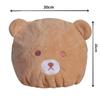 Cute Cartoon Bear Shower Caps Hair-drying Cap Coral Velvet Quick-drying Hat for Kids Super Absorbent Towels Bathroom Accessories