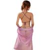 Elegant Ancient Style Embroidered Lingerie - Sexy Transparent Quick Release Exotic Dancer Flirting Set