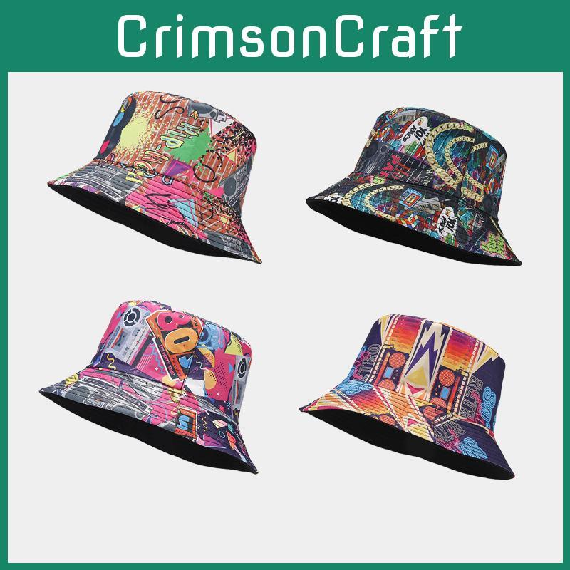 Cappello da Pescatore a Rete con Motivo a Nastri Vintage e Ampia Visiera per Protezione Solare Estiva all'Aperto
