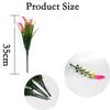 35cm Artificial Plastic Calla Lily Bouquet Fake Flowers for Indoor Home Room Decor Garden Wedding Decorations Fake Flowers