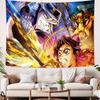 Tapeçaria Legal Quente Anime Demon Slayer Popular Decoração de Quarto Tapeçaria de Parede Sala de Arte Decoração de Casa Arte de Parede Decoração