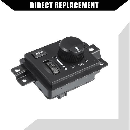 No.56049636AC / Front/Car Headlight Switch Replacement for Dodge Dakota 2005-2010 for Dodge for Ram 3500 2006-2010 / Headlamp Switch/Plastic / 1