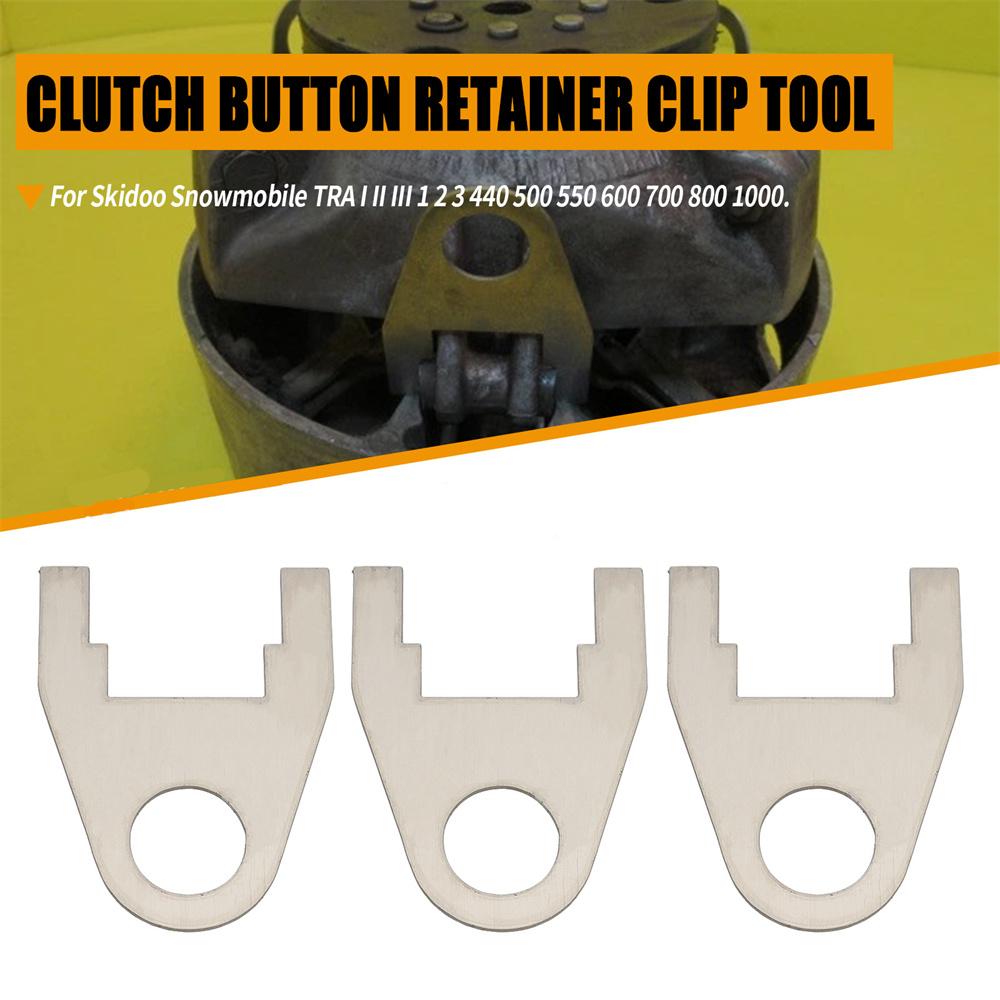 3Pcs Clutch Button Retainer Clip Fit For Ski Doo Snowmobile