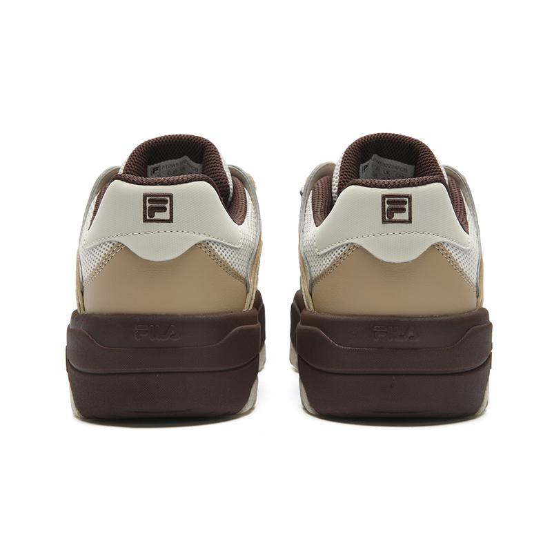 New FILA Rosetta Abrasion Resistant Lightweight Breathable Height Increasing Low top Skateboard Shoes Women's Brown F12W532224FCB