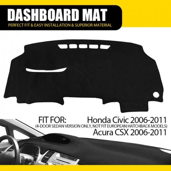 

For Honda Civic/Acura 2006-2011 CSX Non-slip Dashboard Anti-glare Cover Dash Mat