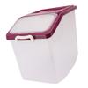 Rice Container PP Sealed Clear Rice Dispenser Flour Storage Bin with Cup for Kitchen Grain Dry Food Pet Food
