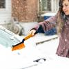 2 In 1 Snow Scraper And Brush Ergonomic Foam Grip Snow Remover Ice Scrapers For Cars Windshield Winter Cleaning Supplies