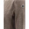 Moncler x Rick Owens Biker Round Neck Sweater Dust Women Tops Tan MU02D9C01-M4281-25X