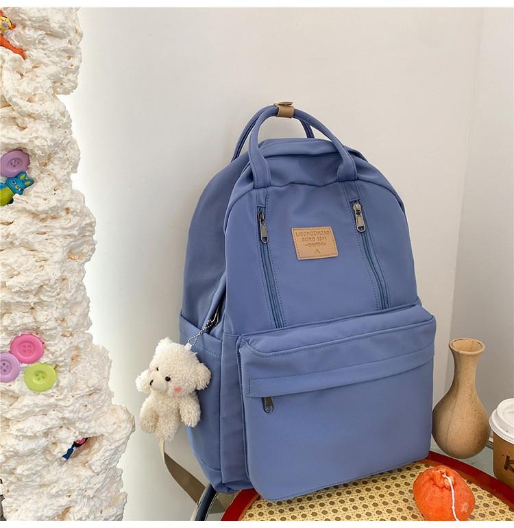 Schoolbag1011 new Japanese middle and high school student schoolbag women's large-capacity backpack simple outdoor commuter computer backpack
