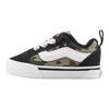 Vans Knu Skool Elastic Lace Classics Comfortable Fashion Durable Low Top Walking Shoes Baby Sneaker Black White VN000D0KYJ7