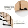 Neuer Mantelhaken Schlüsselhaken Halter Schlafzimmertür Hut Kleiderständer 4/5/6 Haken Holz Wandaufhänger Mantelhaken Aufhänger Küche Toilettenhaken