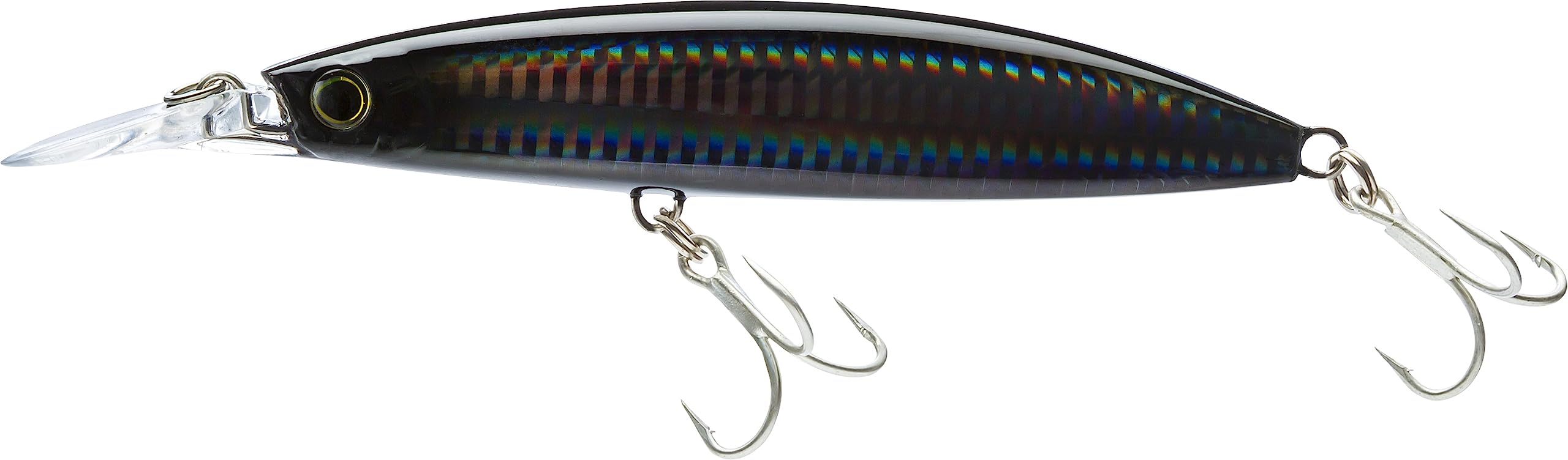 

YO-ZURI Морская приманка Magspeed Тонущая 100мм Цвет Силуэт Черный Смещение центра тяжести