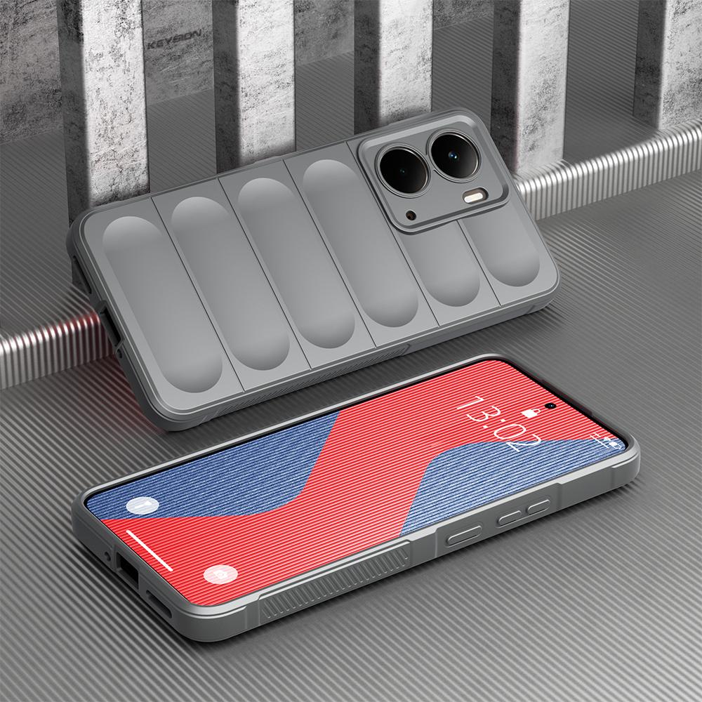 KEYSION Shockproof Matte Case for Realme P3 5G P3 Ultra 5G Anti-skid Soft Silicone Phone Back Cover for OPPO Realme P3 Ultra 5G