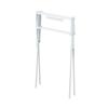 LIV PLUS NY-325 Quick Lock Clothes Drying Rack, Towel Rack, Extendable and Foldable, Compact, for Indoor Drying, White