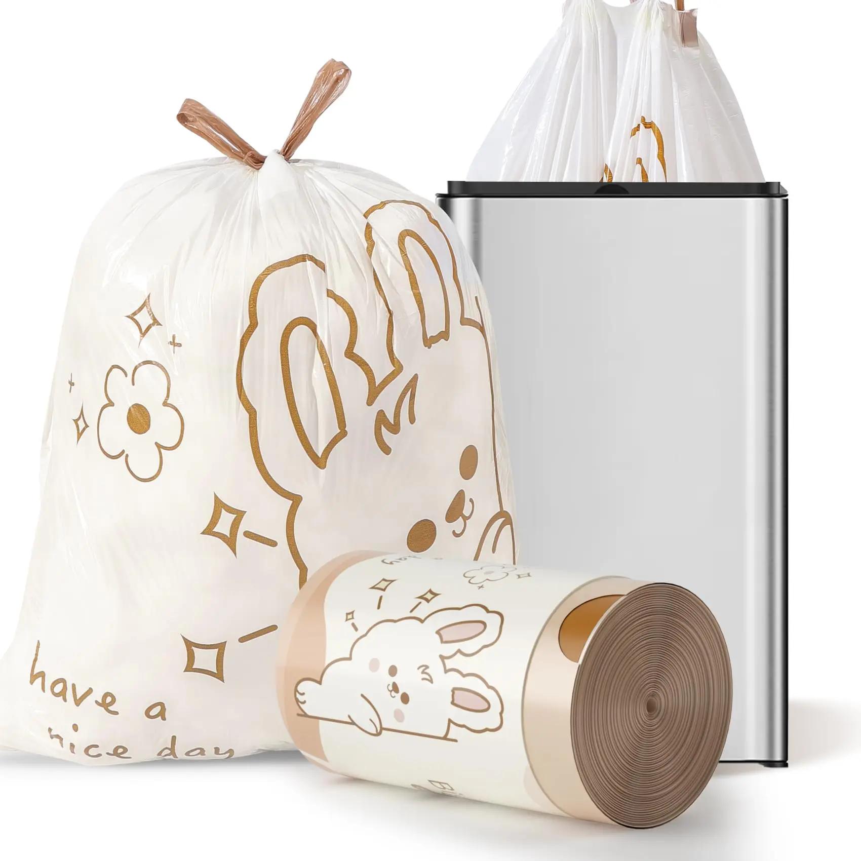 

20pcs/1 Bag Gallon Thick Kitchen Garbage Bag with Drawstring Tear Free Storage Daily Household Use Large Handheld Bag for Home 1 bag