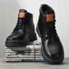 Men Large Size Martin Boots High Top Shoes Winter Walking and Commuting Casual Outdoor Travel Seasonal Everyday Footwear Sizes 39-48