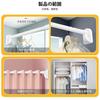 Scktoo Heavy-Duty Curtain Tension Rod, 2.4m White, Curtain Rail, Tension Type, Telescopic Rod, 240cm, Heavy Duty, No Drilling Required, Curtain Rod, S