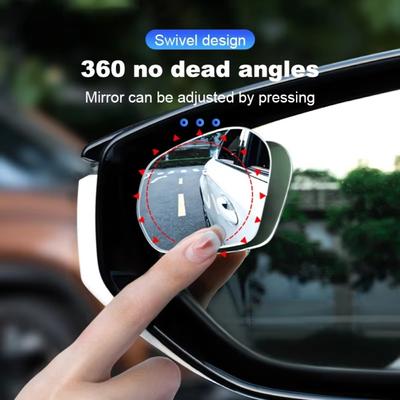 2pcs Wide-angle Rear View Mirror 360 Degree Auxiliary Mirrors New Blind Spot Mirror  Car