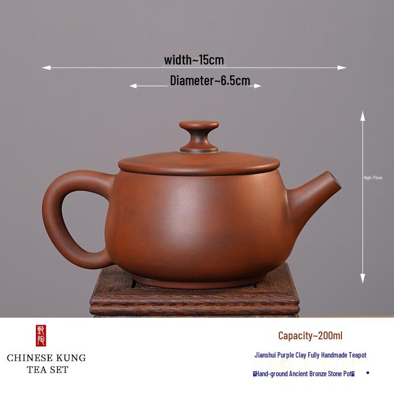 ZISIZ Jianshui Purple Clay Teapot