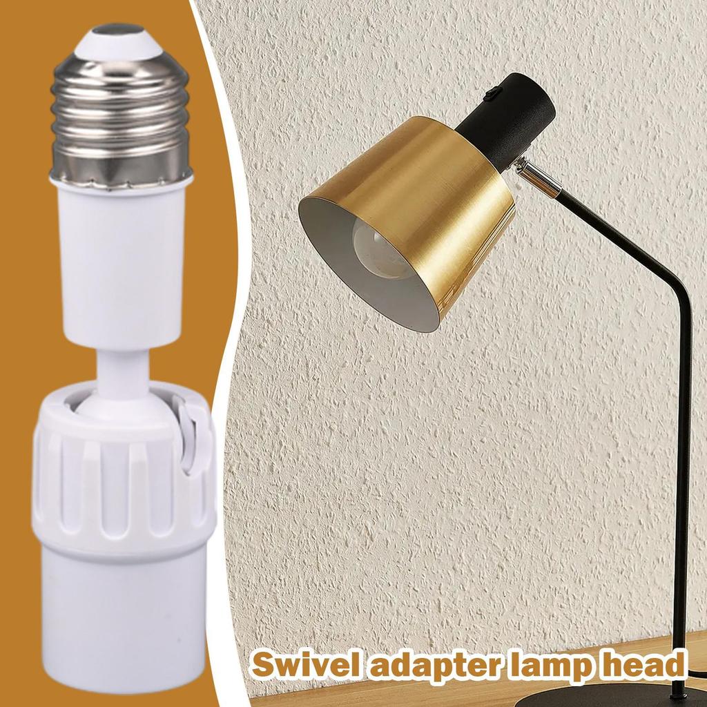 Light Bulb Socket Extender E27 To E27 Base Rotating Bulb Adapter Light Direction Control Universal Adjustable Lamp Holder