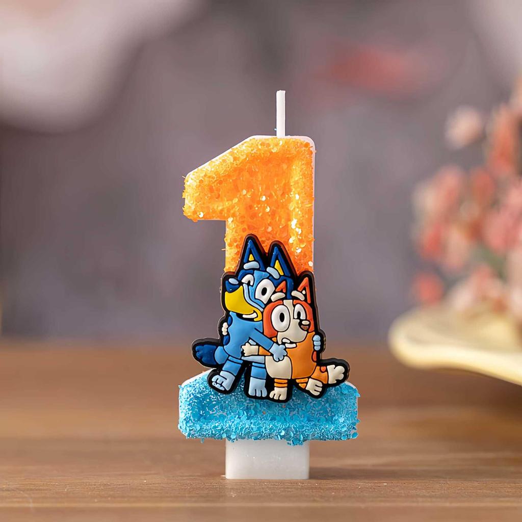 Cartoon Number Birthday Candles for Children's Cake Party Decorations