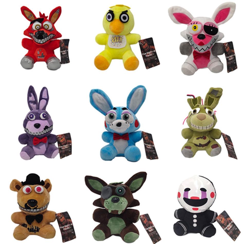 Five Nights At Freddy'S (Fnaf) Cute Plush Toys 18Cm Game Dolls: Bonnie Bear Foxy From The Animated Series Freddy Plush Doll