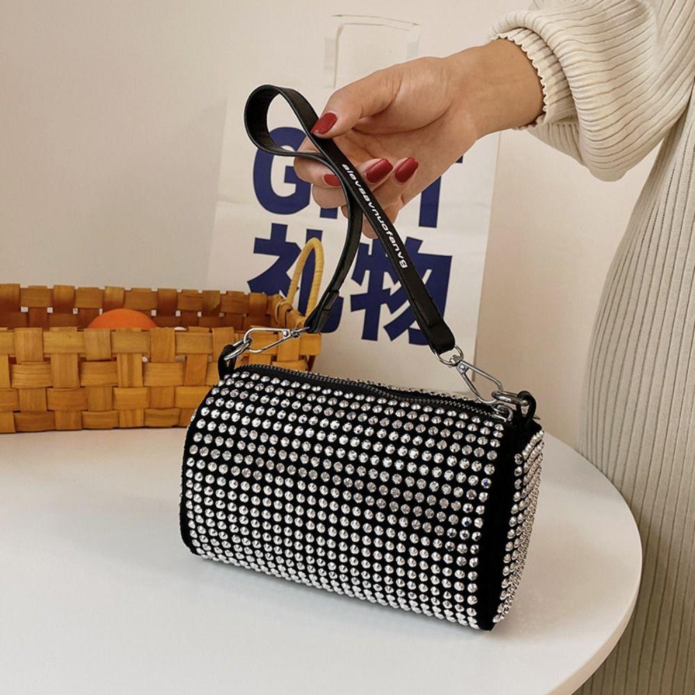 Blingbling Small Square Bag Large Capacity Crossbody Bag Luxury Chain Shoulder Bag Girl