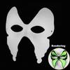 DIY Blank Paper White Masks Halloween Party Cosplay Painted Masquerade Kids Cartoon Animals Hand Paintable Mask
