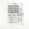 For HONDA CBR F4i 18 Colors Motorcycle Reflective Stickers Waterproof Decals For Helmet Scooter Fuel Tank Toolbox Racing XL0