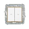 Roller Blind Switch Without Frame Karlik Mini White/gold