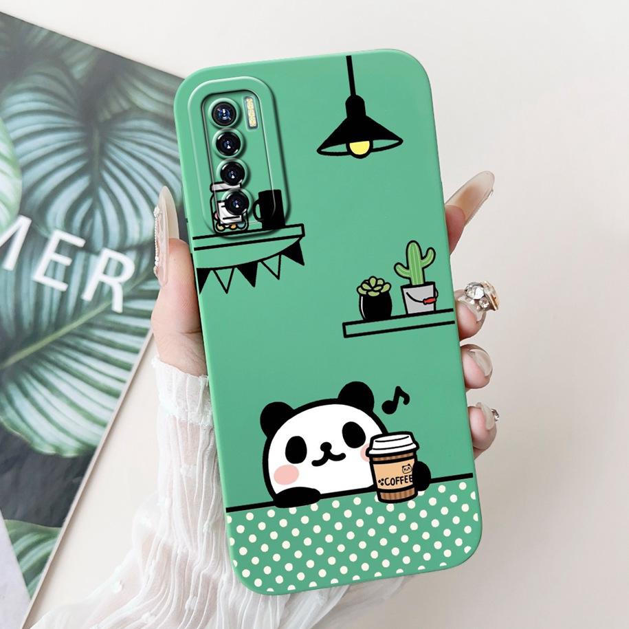 For Tecno Camon 17 Case CG6 CG6j Soft Silicone Cover Fashion Painted Shockproof Bumper For Tecno Camon 17 Pro 17P Camon17 Fundas