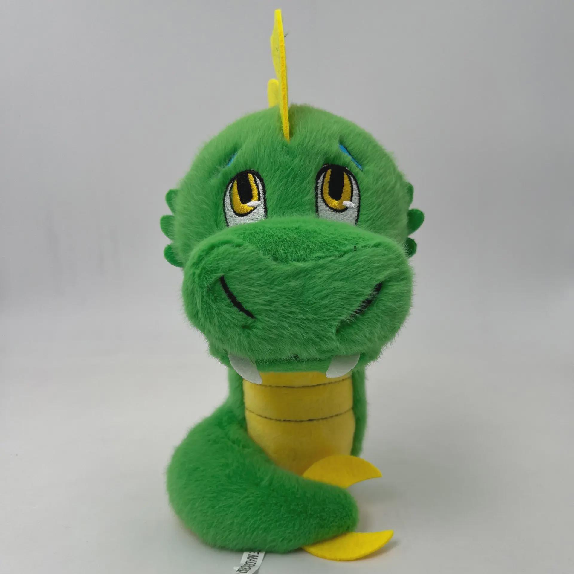 

Игра ужасов Rambley Indigo Parks, плюшевые игрушки, мягкие куклы, животные, ара, Mollys Fings, енот Leon Rambley, плюшевый талисман, мягкая игрушка style A зелёный