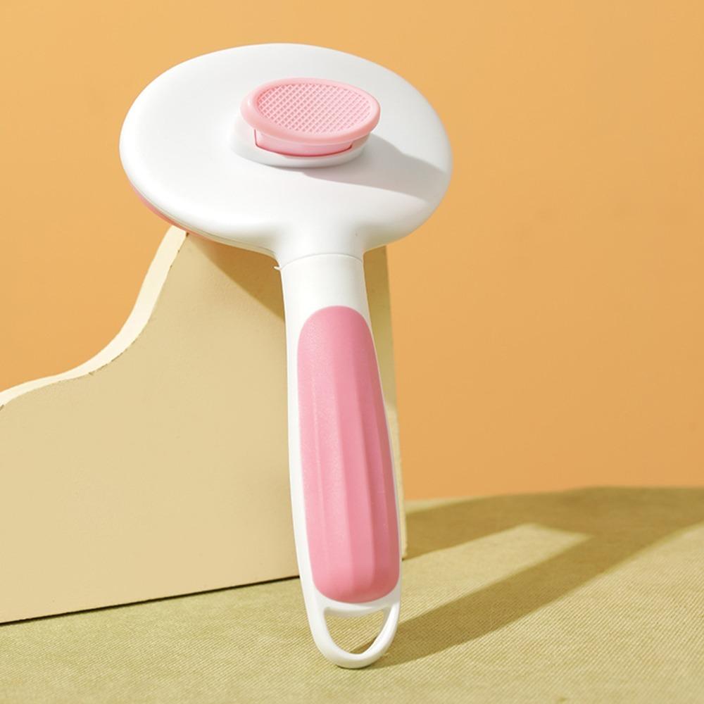 Single Button Hair Release Dog Brush Dense Tooth Hair Remover Brush Pet Comb Home Pet Hair Clean