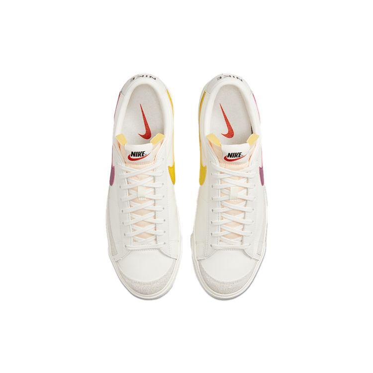 Nike Blazer Low 77 Vintage Sail Multi Men Sneakers White Light-Bordeaux Vivid-Sulfur DA6364-106